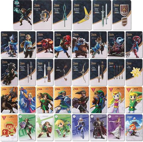 all legend of zelda nfc cards|legend of Zelda amiibo cards.